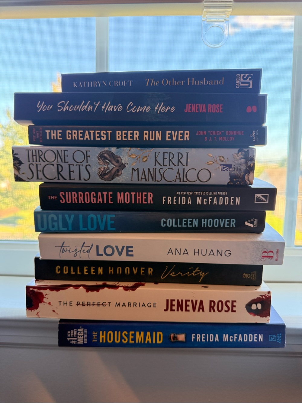 Stack of Assorted Paperback Books - Multicolor